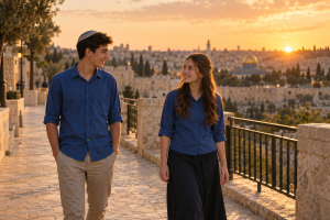 נער ונערה בבני עקיבא שומרים מרחק